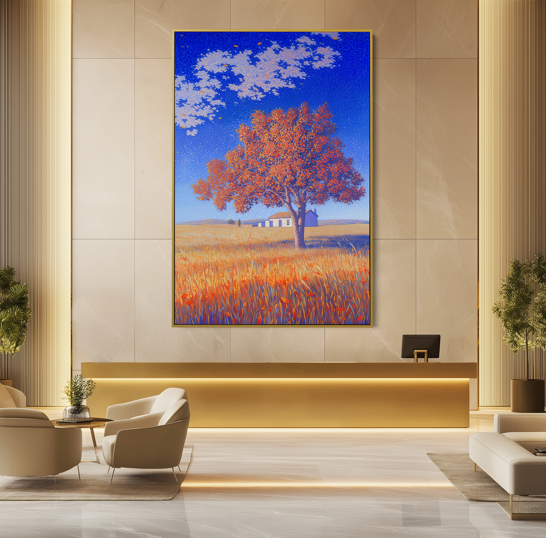 Saffron Stillness #UA-674