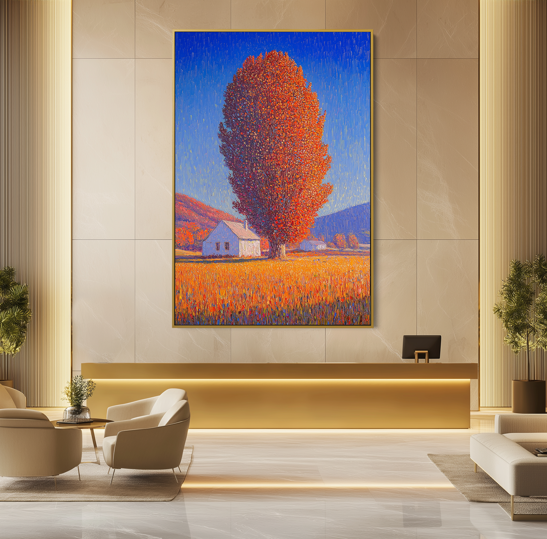 Saffron Stillness #UA-675