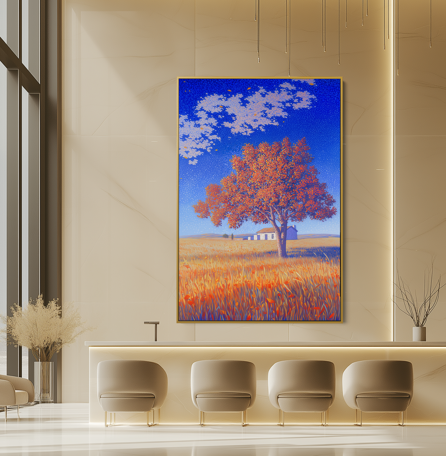 Saffron Stillness #UA-674