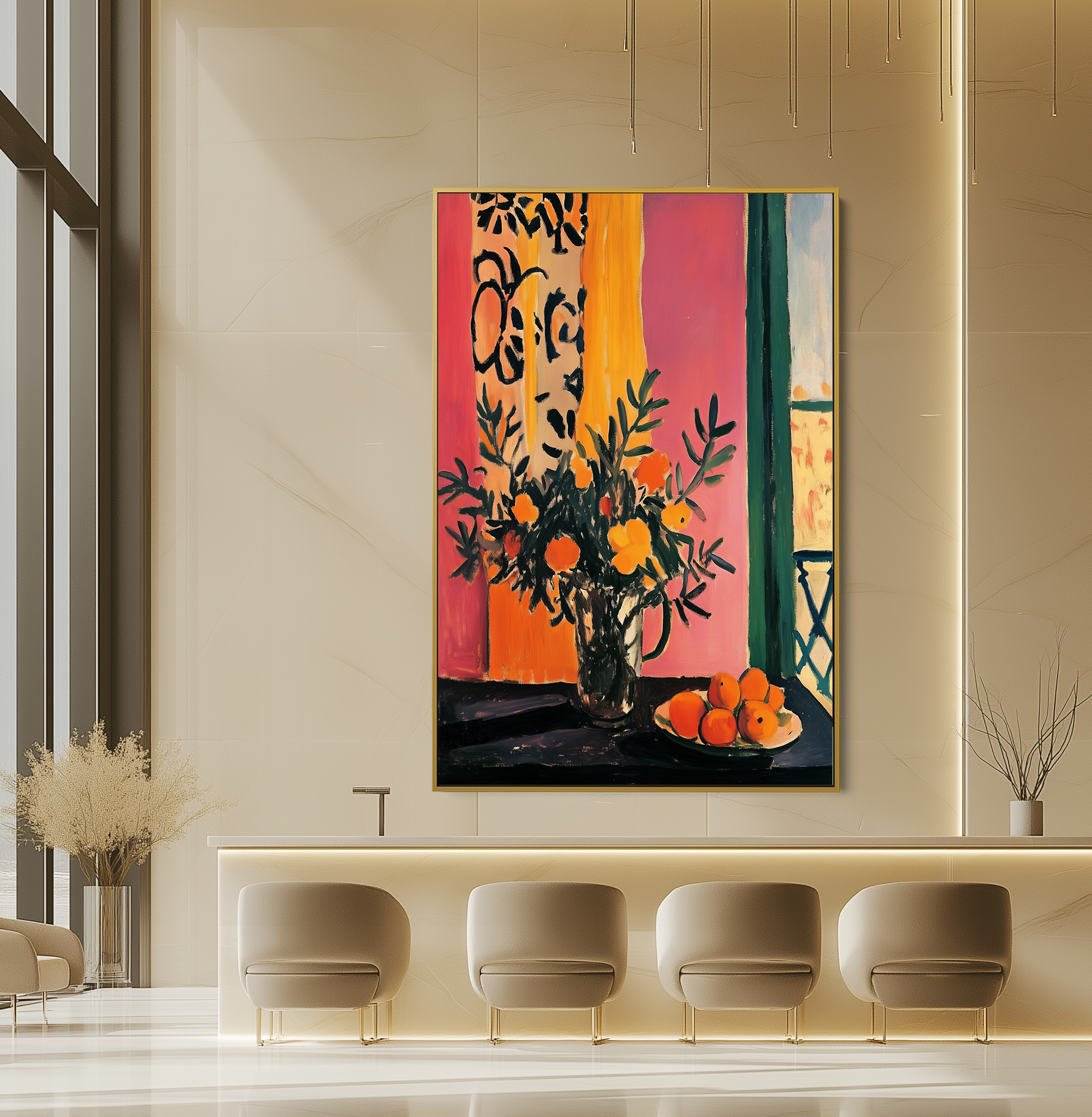 Oranges & Blooms #UA-289