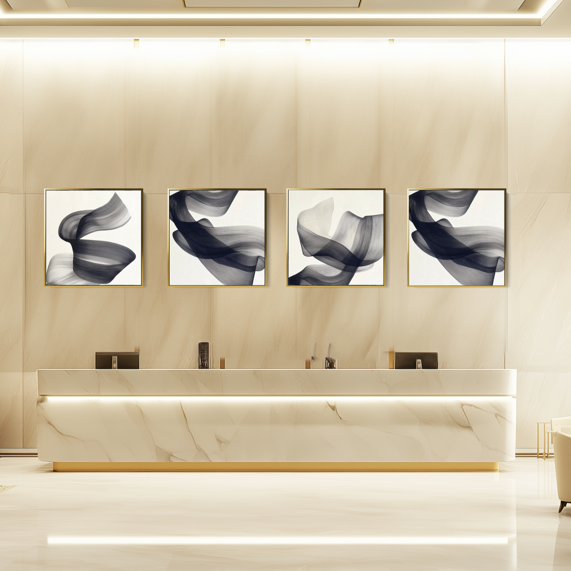 Contemporary Minimal Painting 1