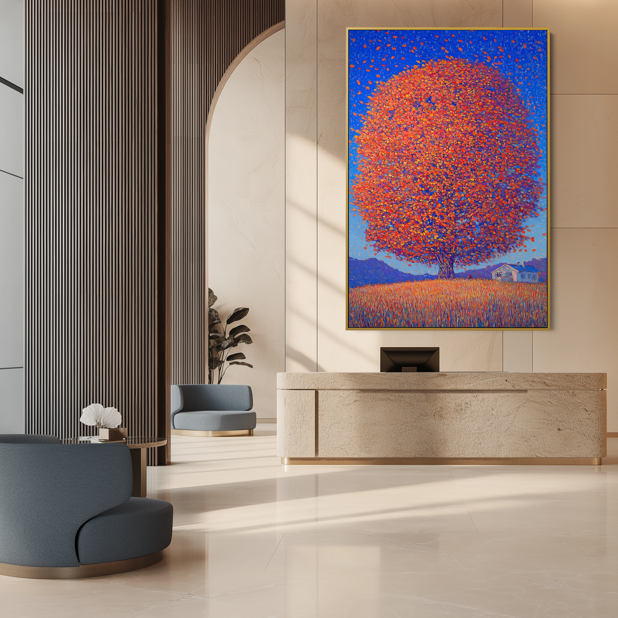 Saffron Stillness #UA-672