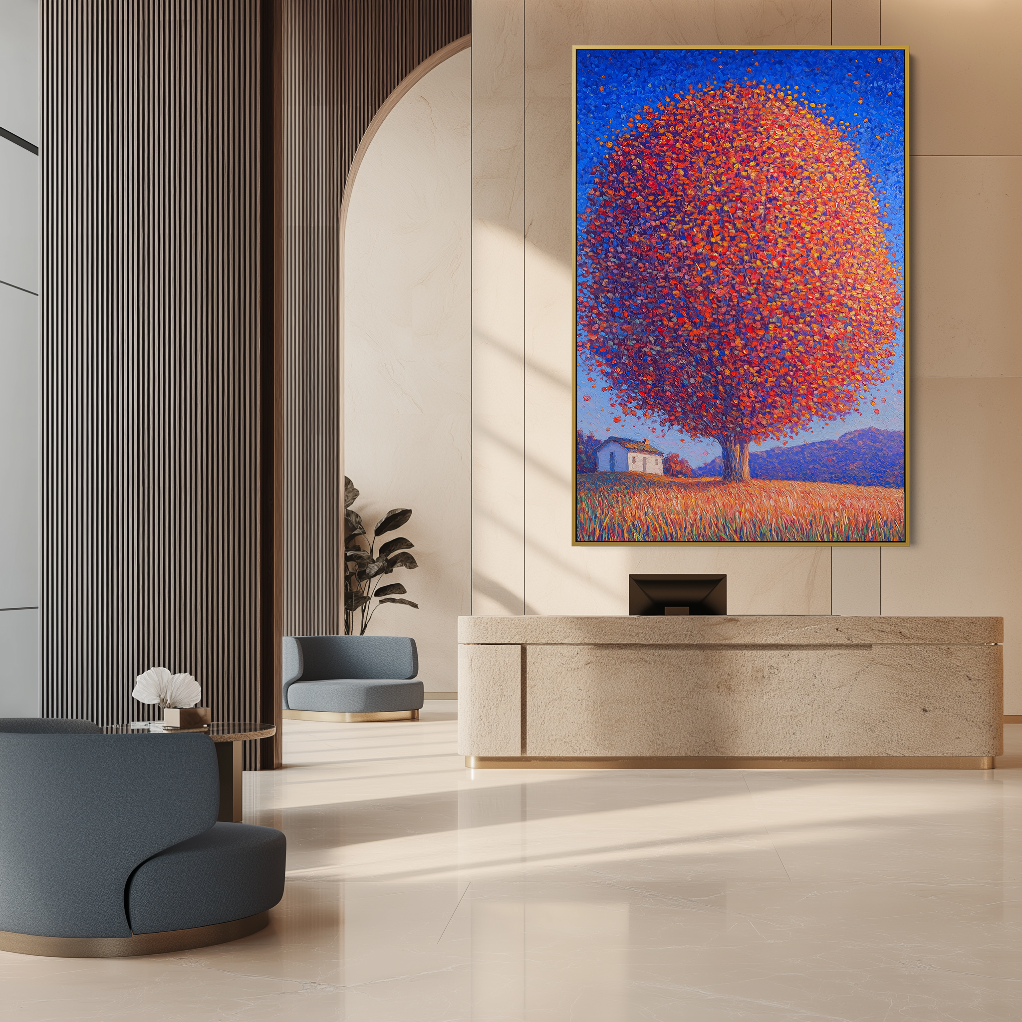 Saffron Stillness #UA-673