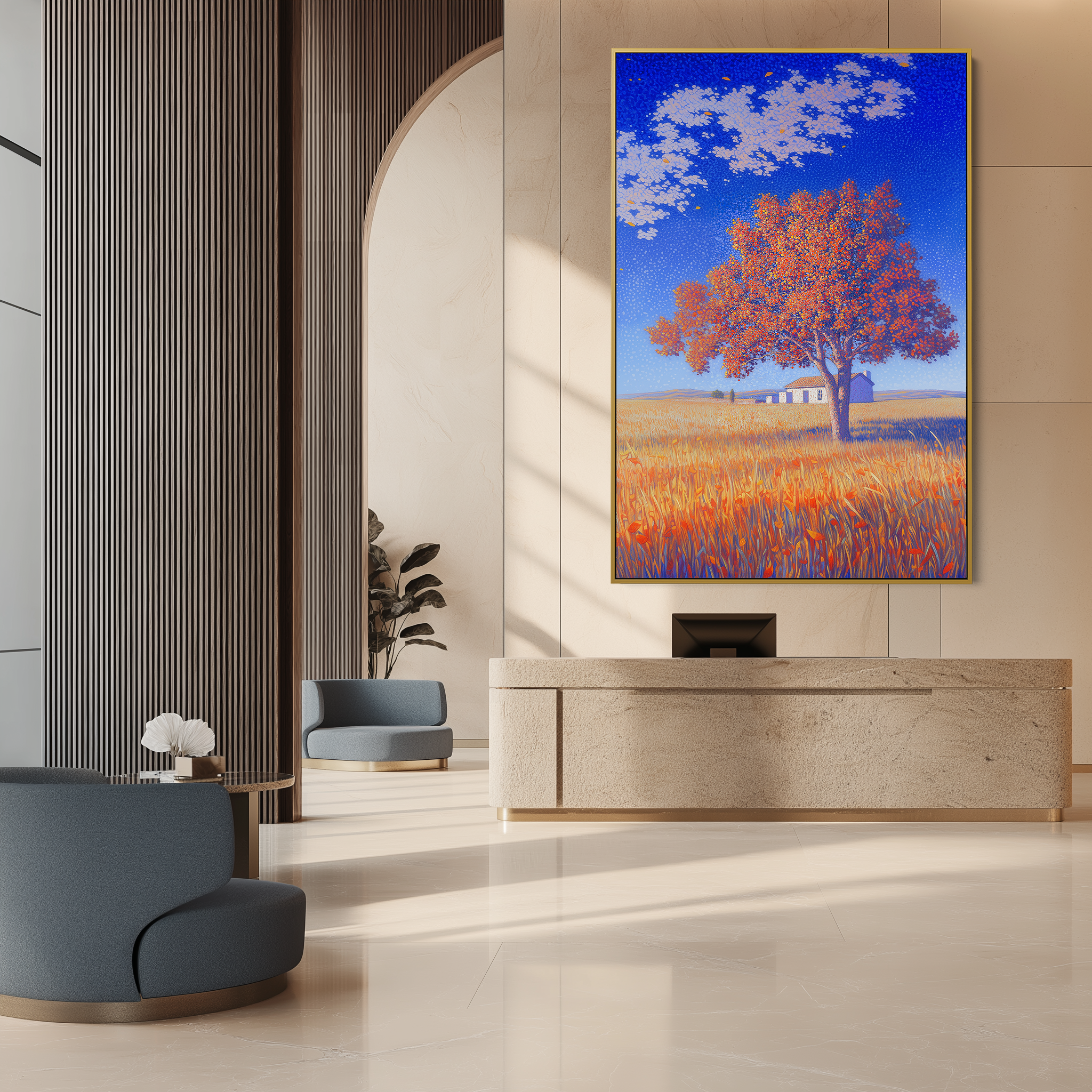 Saffron Stillness #UA-674