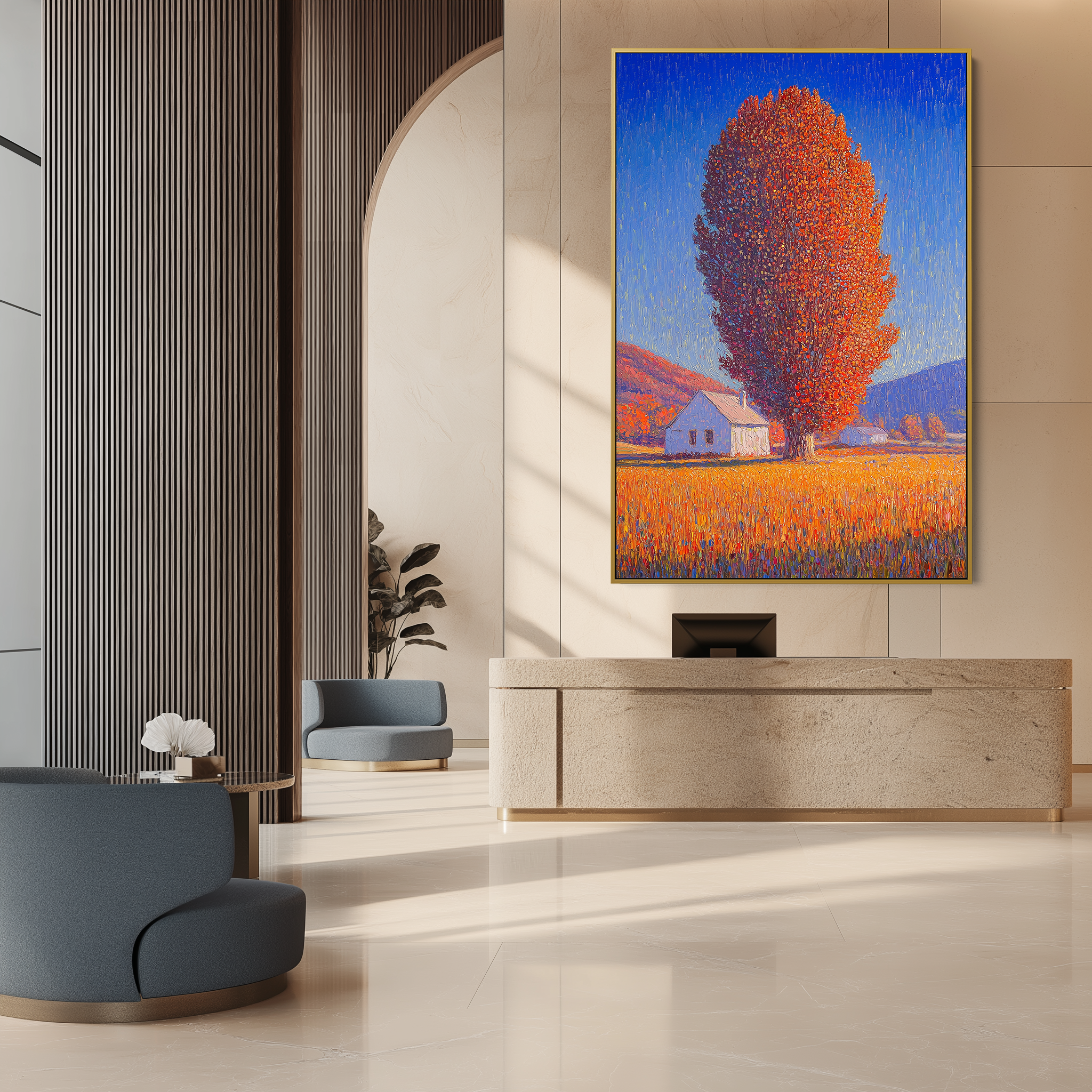 Saffron Stillness #UA-675