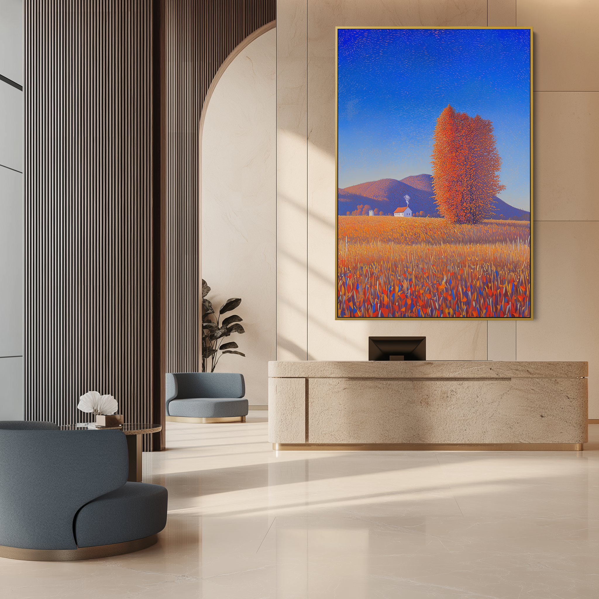 Saffron Stillness #UA-676