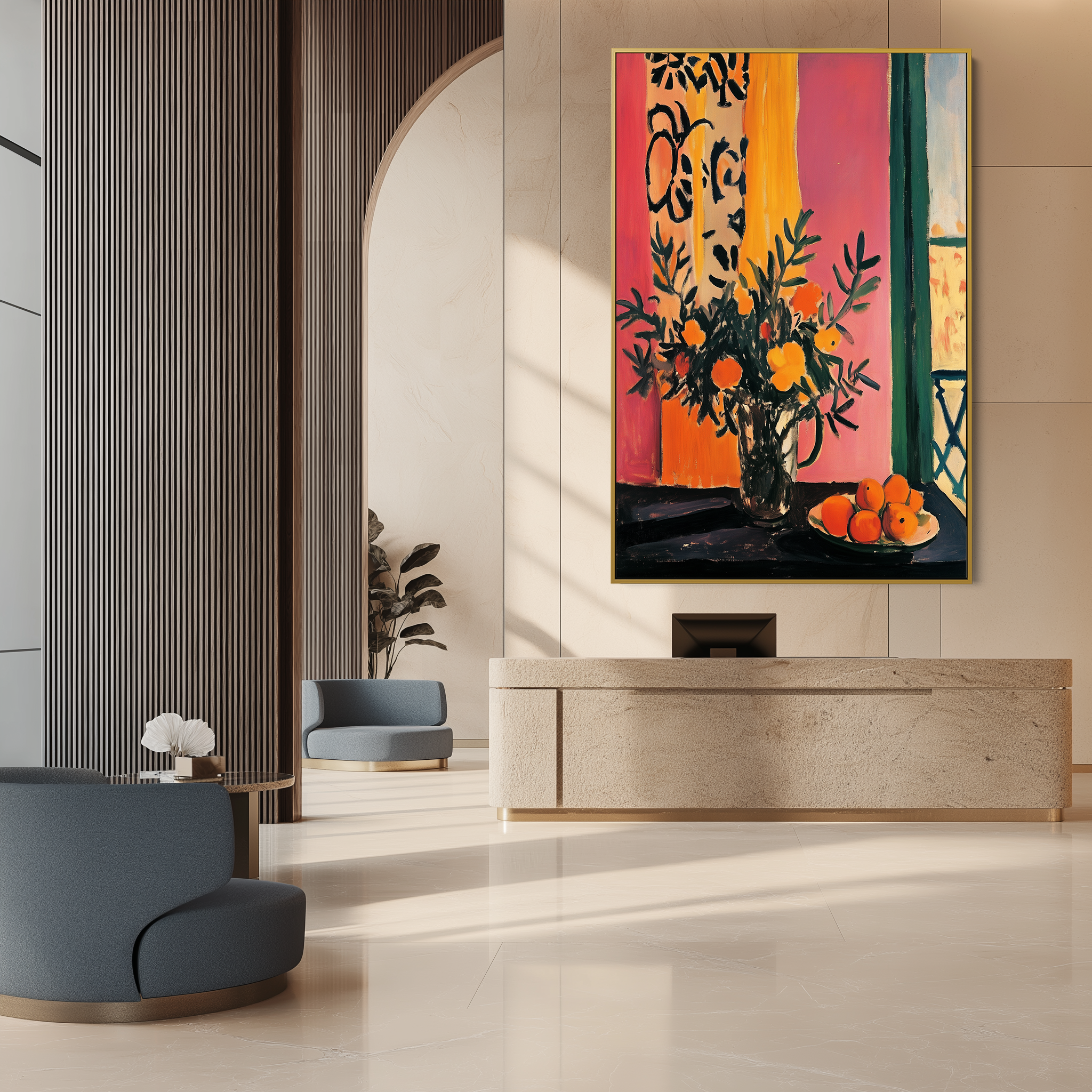 Oranges & Blooms #UA-289