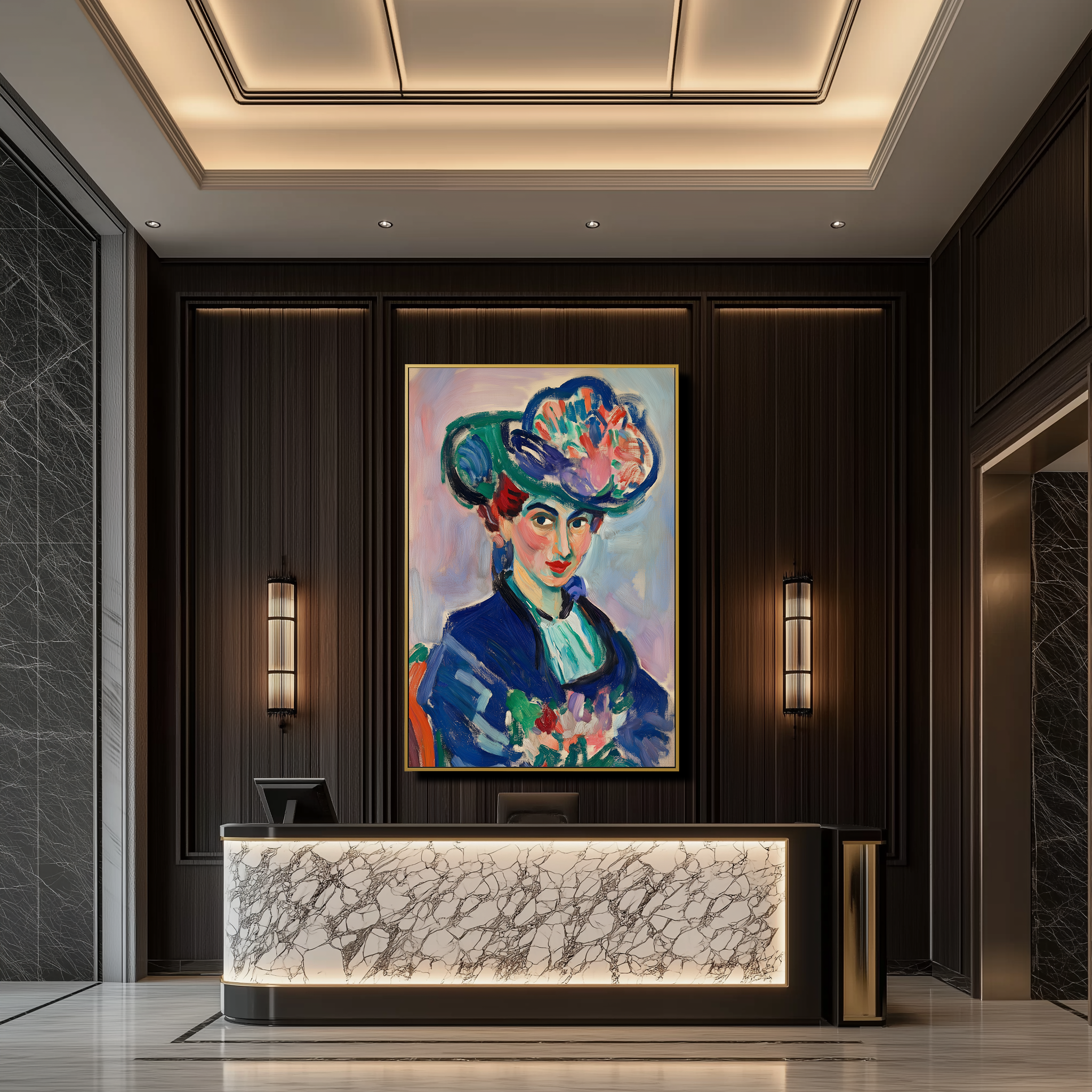 The Lady in Blue #UA-282