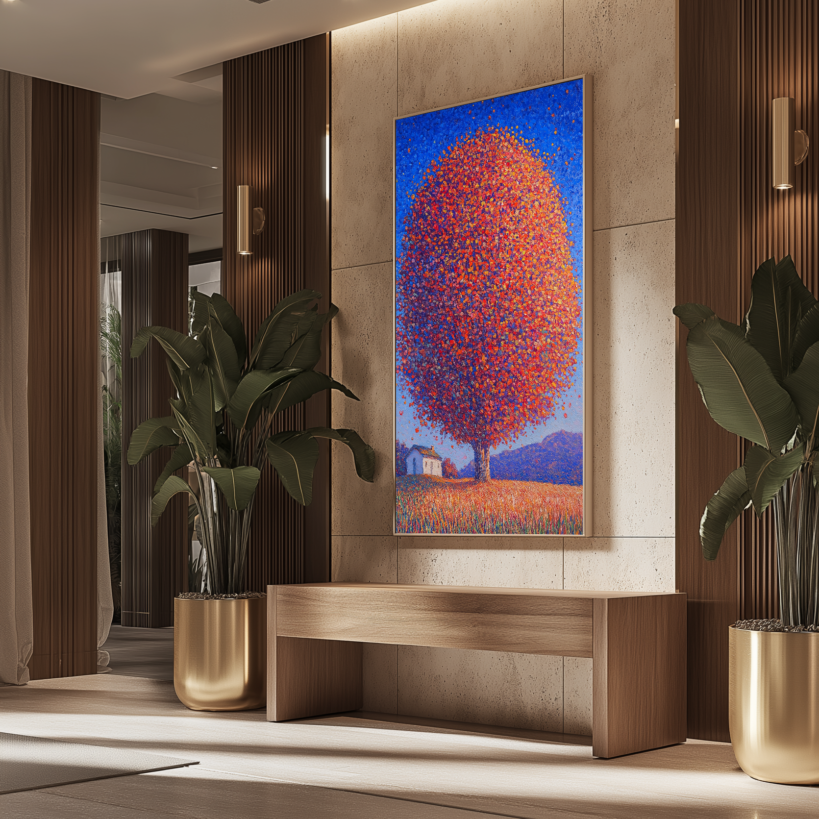 Saffron Stillness #UA-673