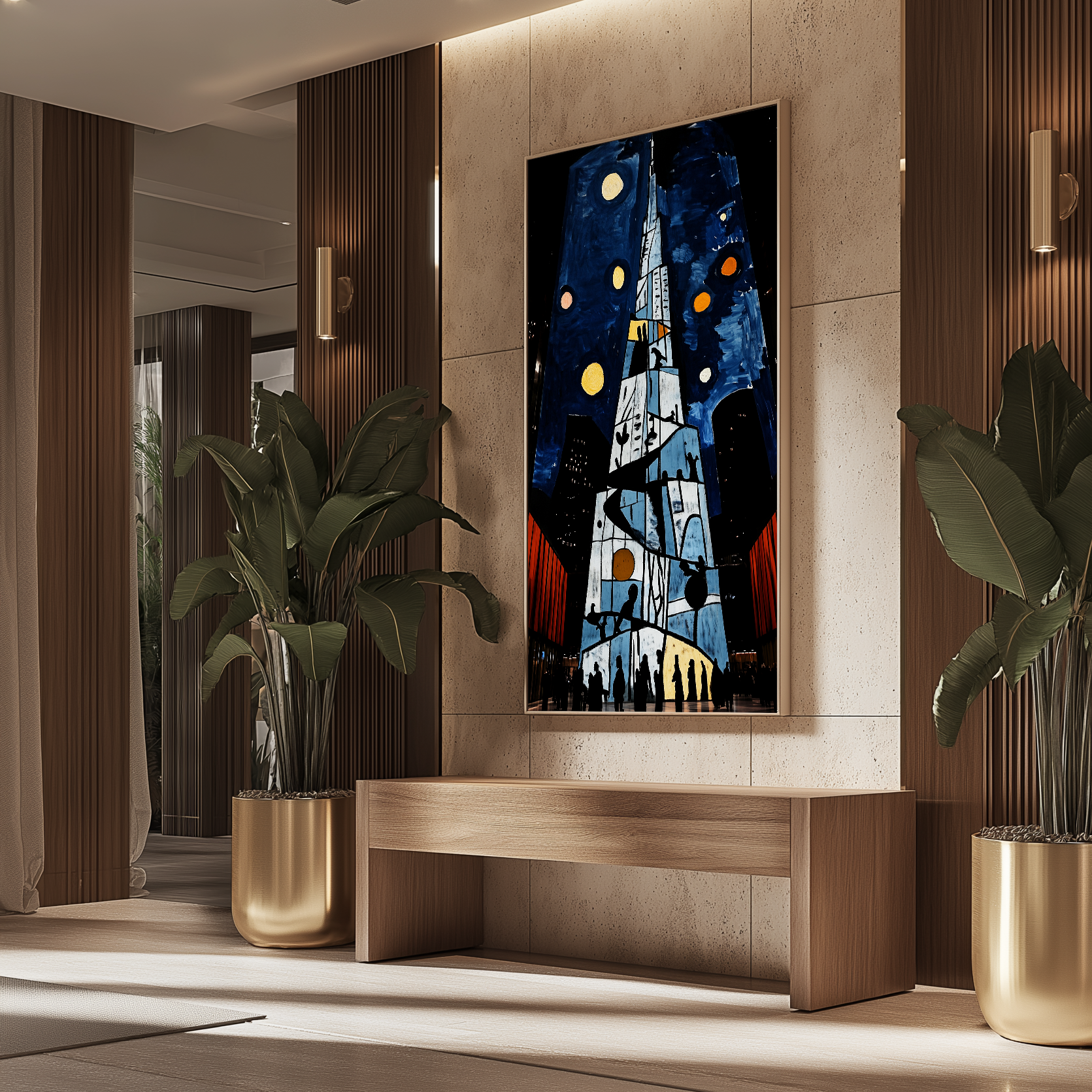 Burj Under Moons # UA-839