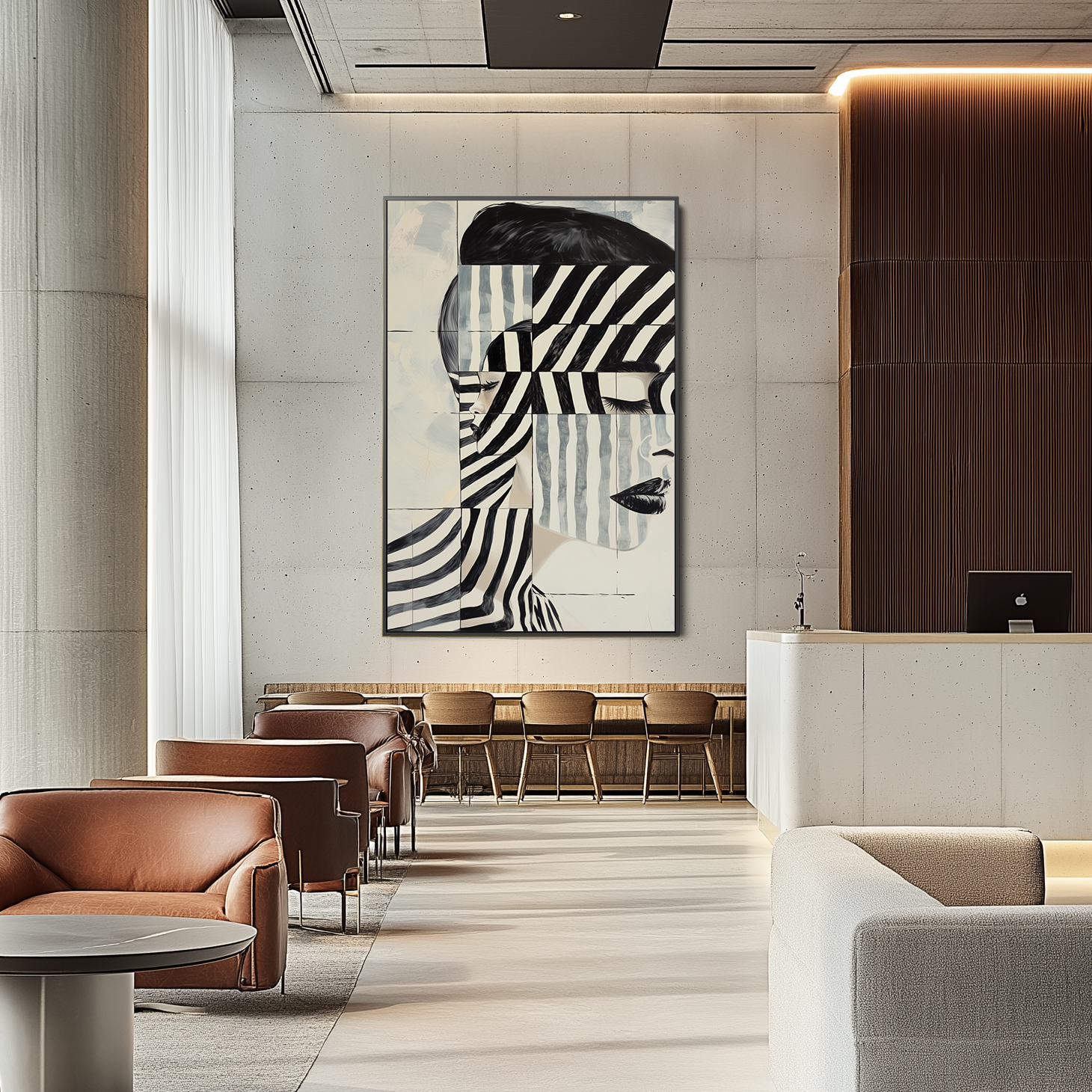 Moiré Face #UA-1058