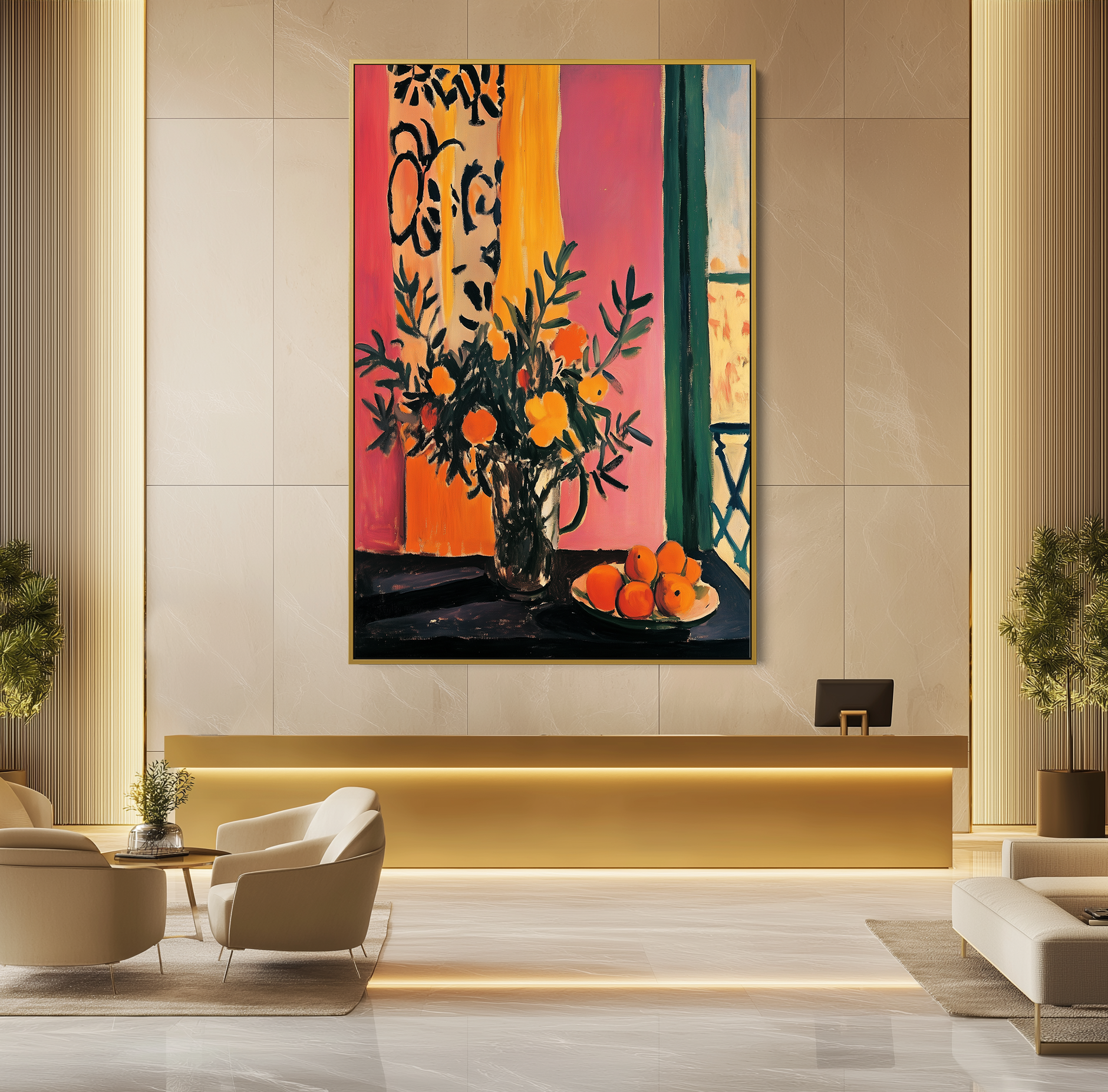 Oranges & Blooms #UA-289