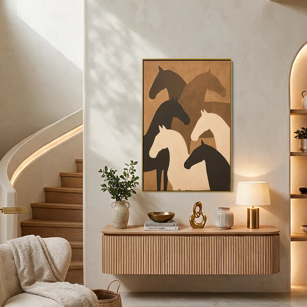 Ochre Silhouettes #UA-1938