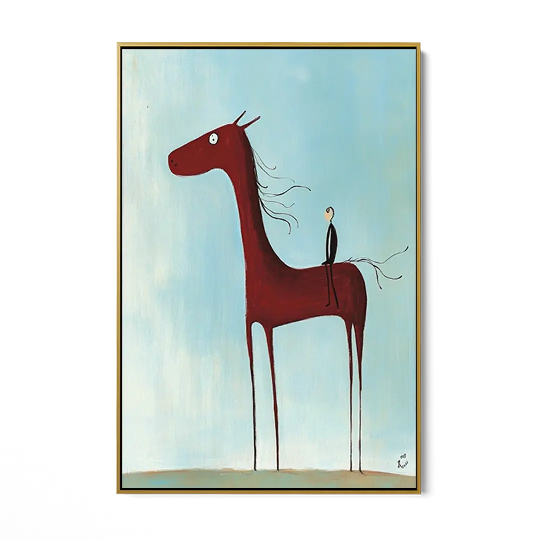 Tall Red Horse #UA-1941
