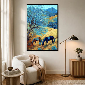 Blue Tree Hillside #UA-1969