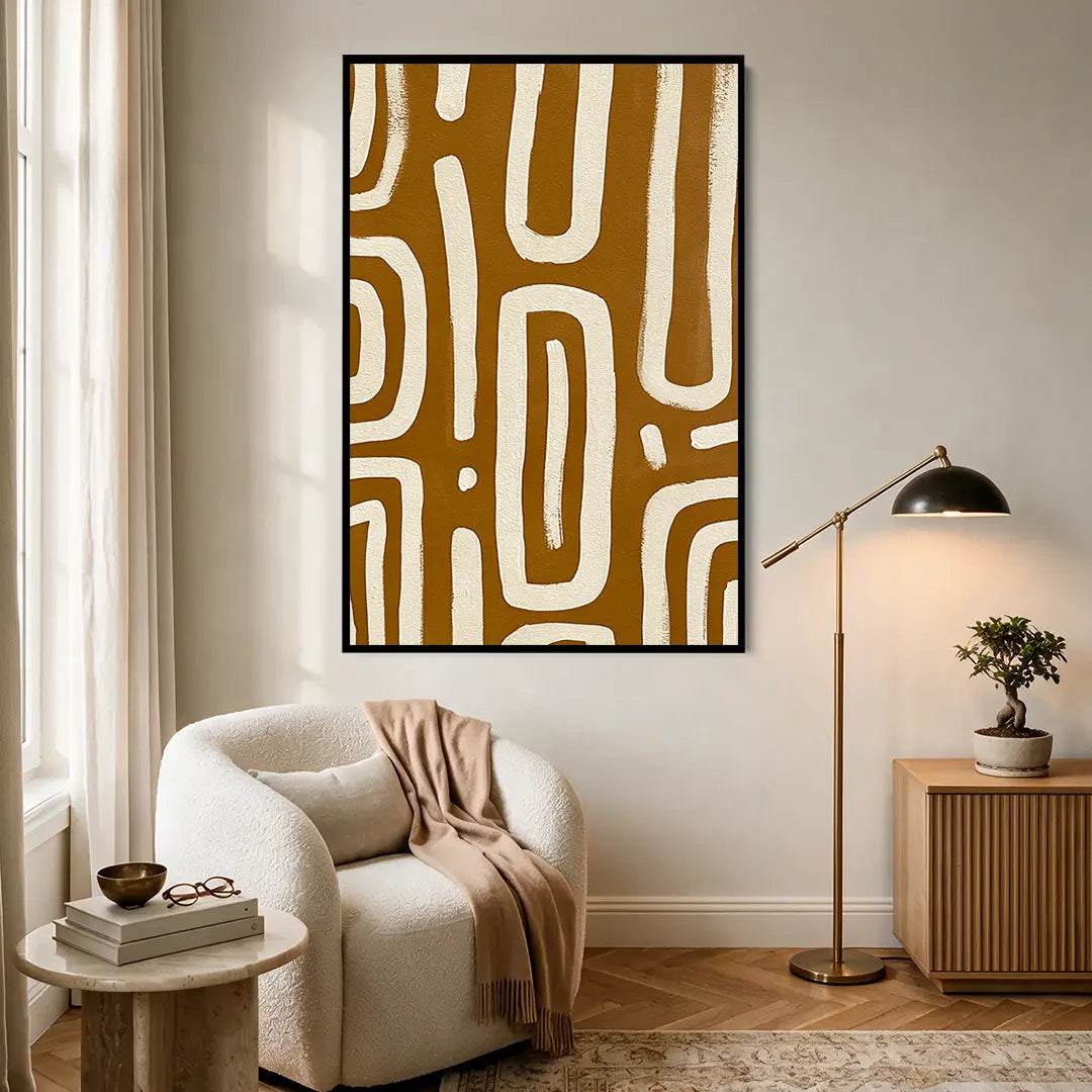 Ochre Ribbons #UA-2133