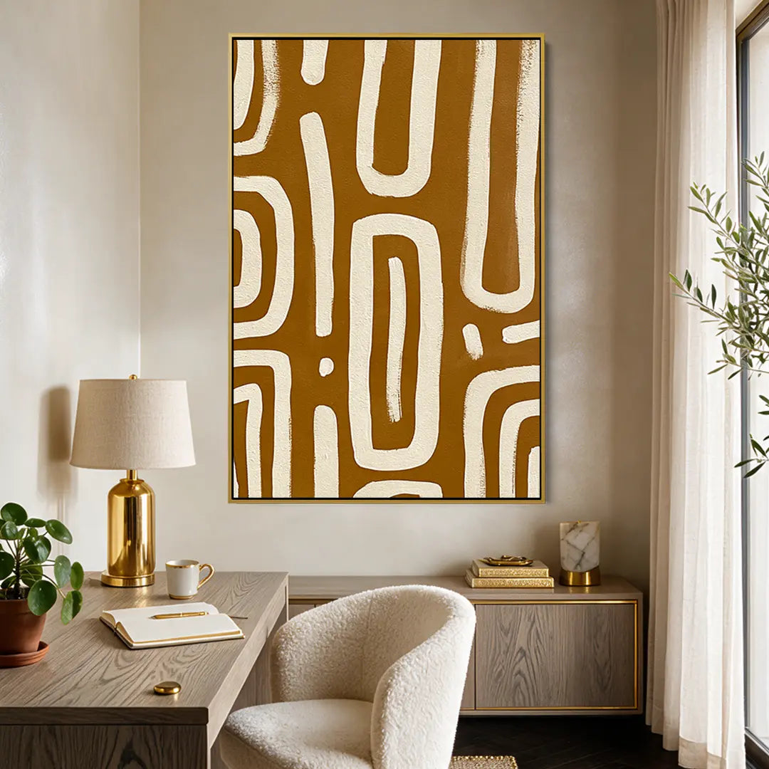 Ochre Ribbons #UA-2133