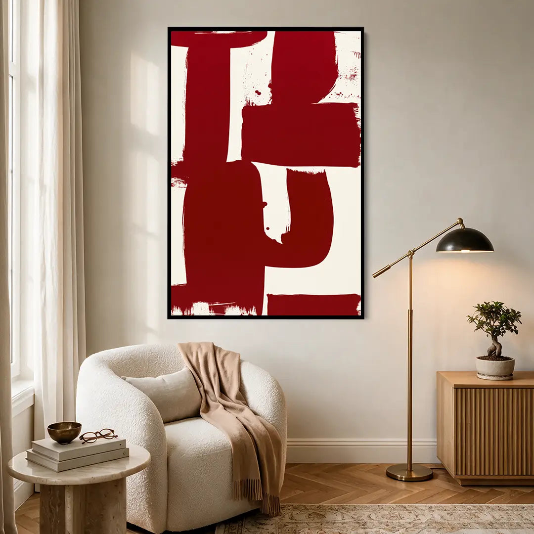 Crimson Strokes #UA-2196