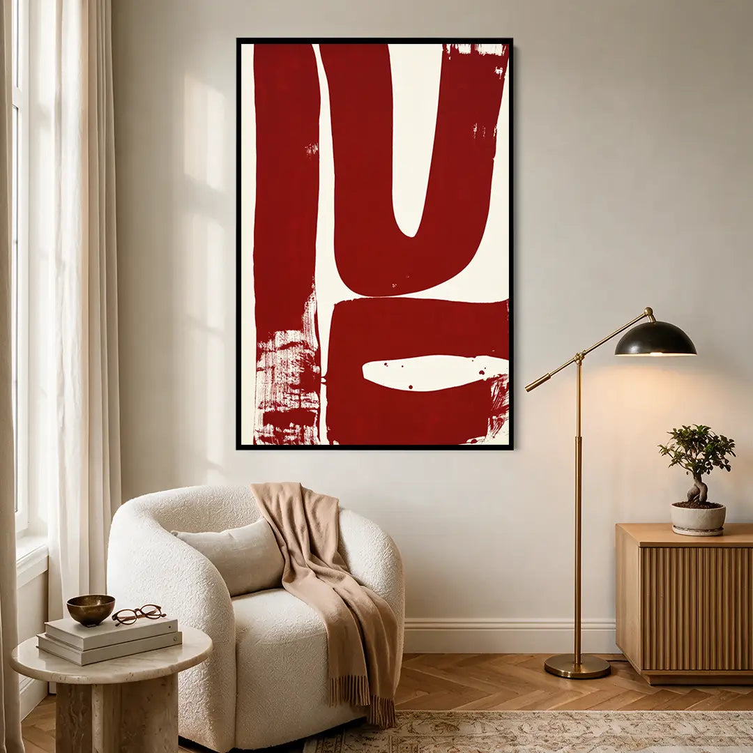 Crimson Strokes #UA-2197