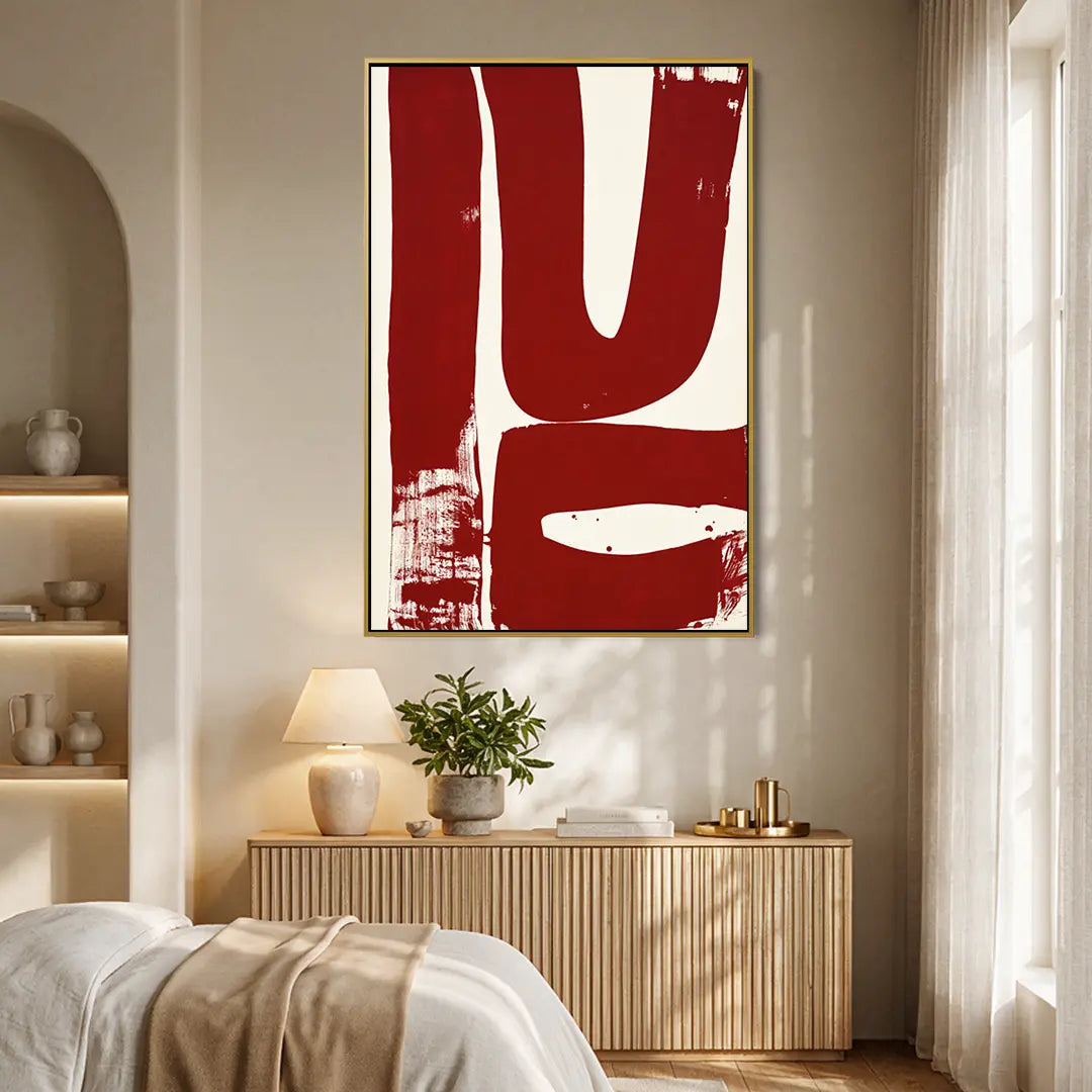 Crimson Strokes #UA-2197