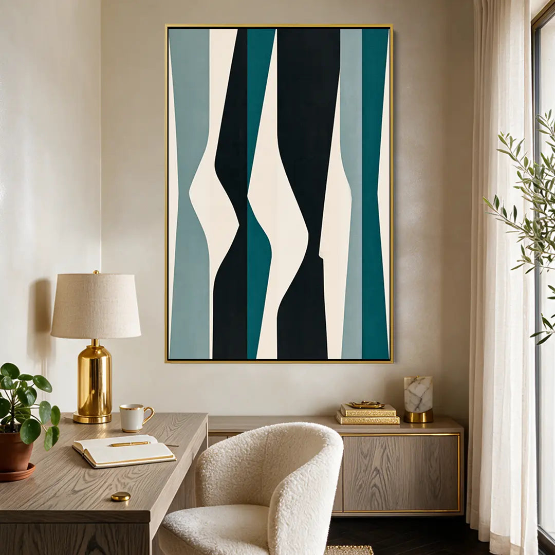 Teal Stripes #UA-2272