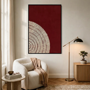 Burgundy Fan #UA-2283