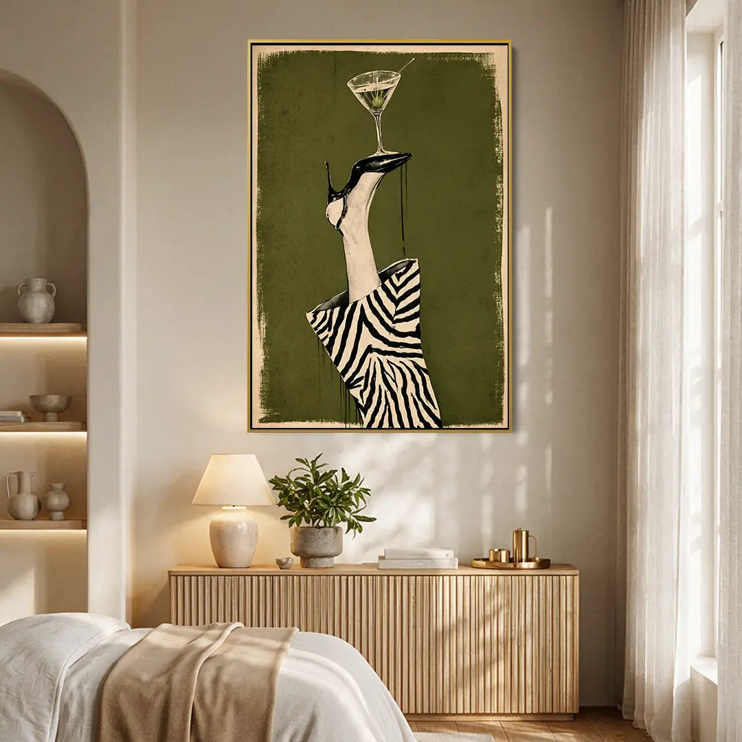 Zebra Heel Martini #UA-2428