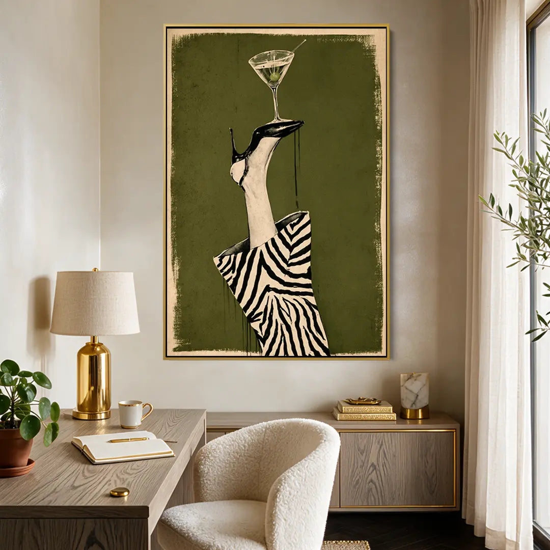 Zebra Heel Martini #UA-2428
