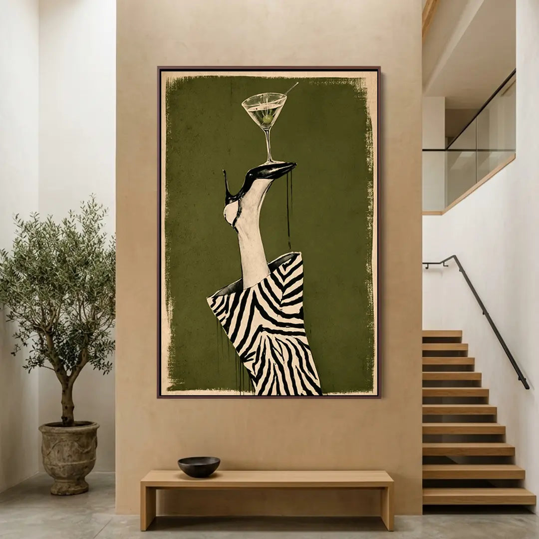 Zebra Heel Martini #UA-2428