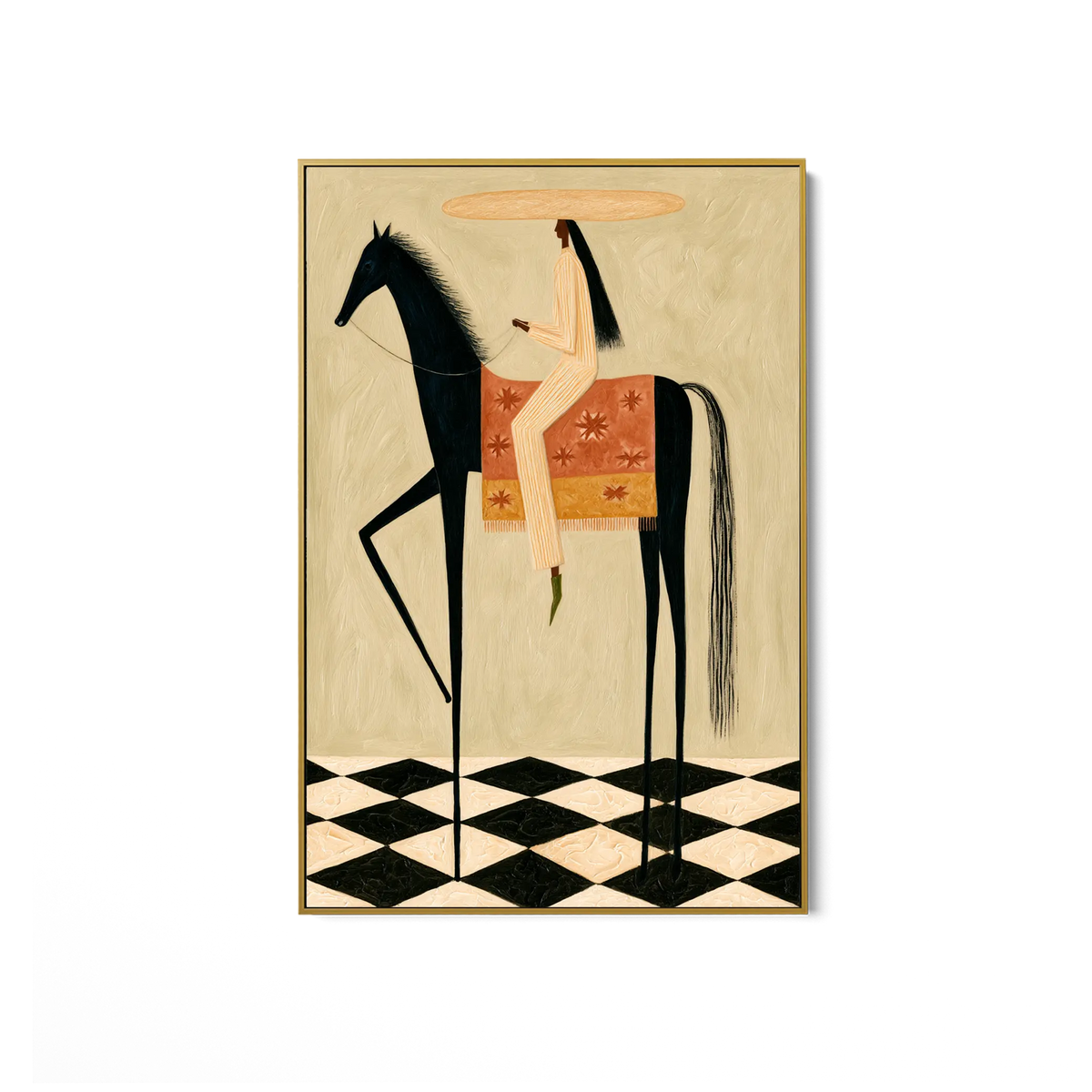 Tall Black Horse #UA-2445