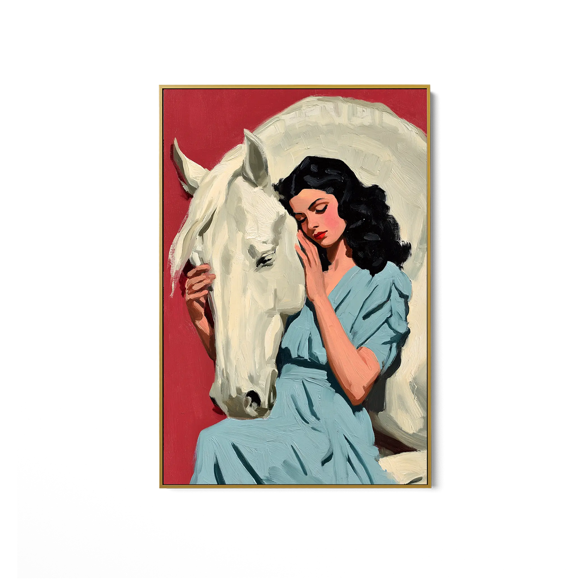 White Horse Embrace #UA-2459