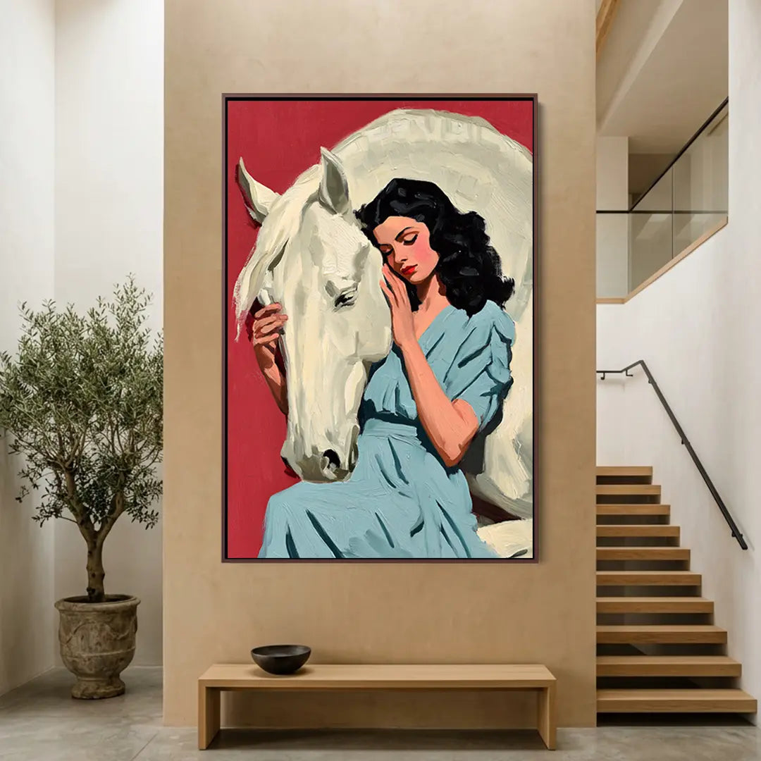White Horse Embrace #UA-2459