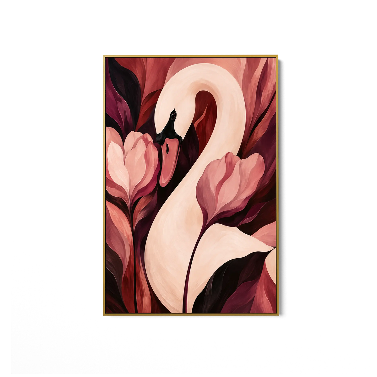 Swan and Tulips #UA-2465