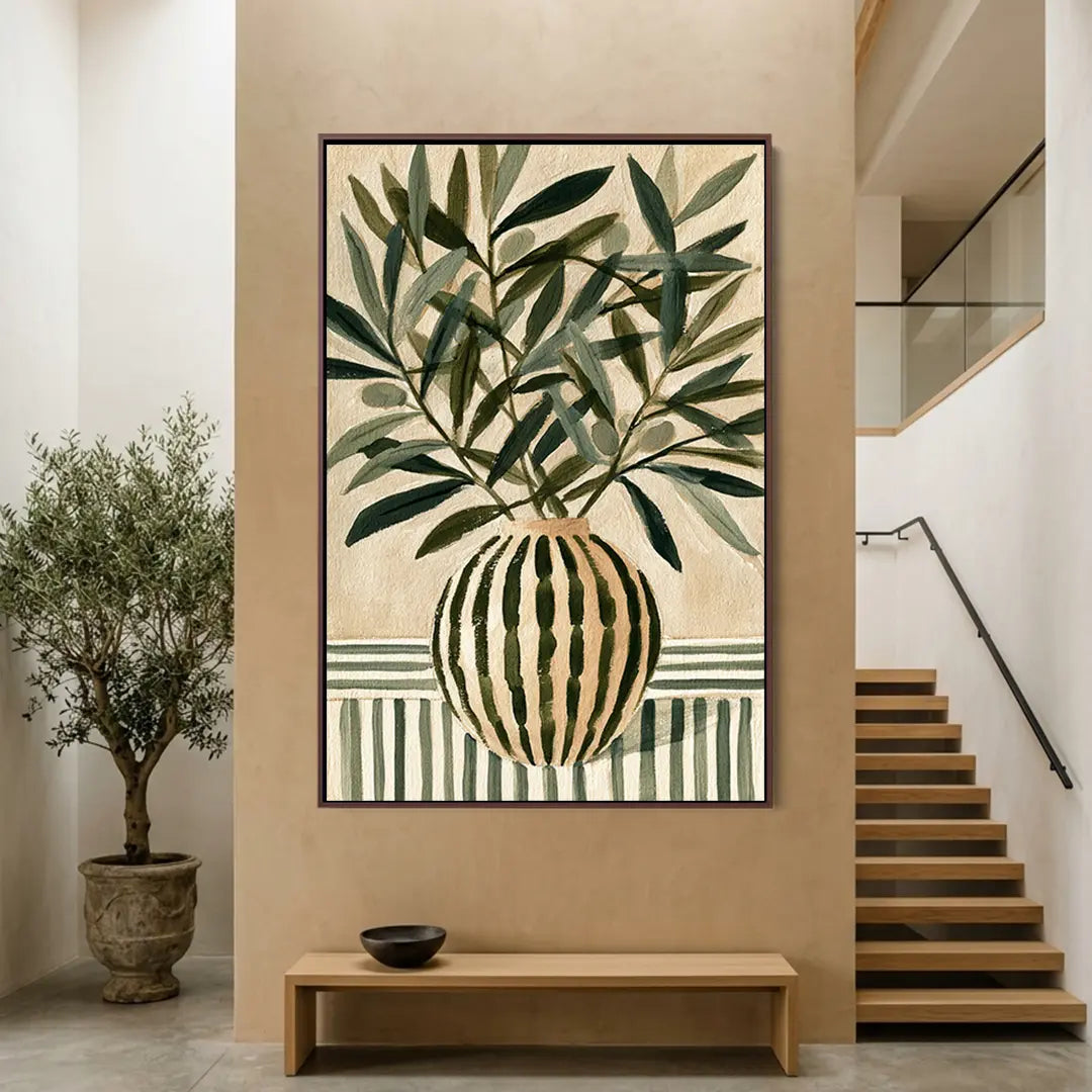 Olive Vase #UA-2481