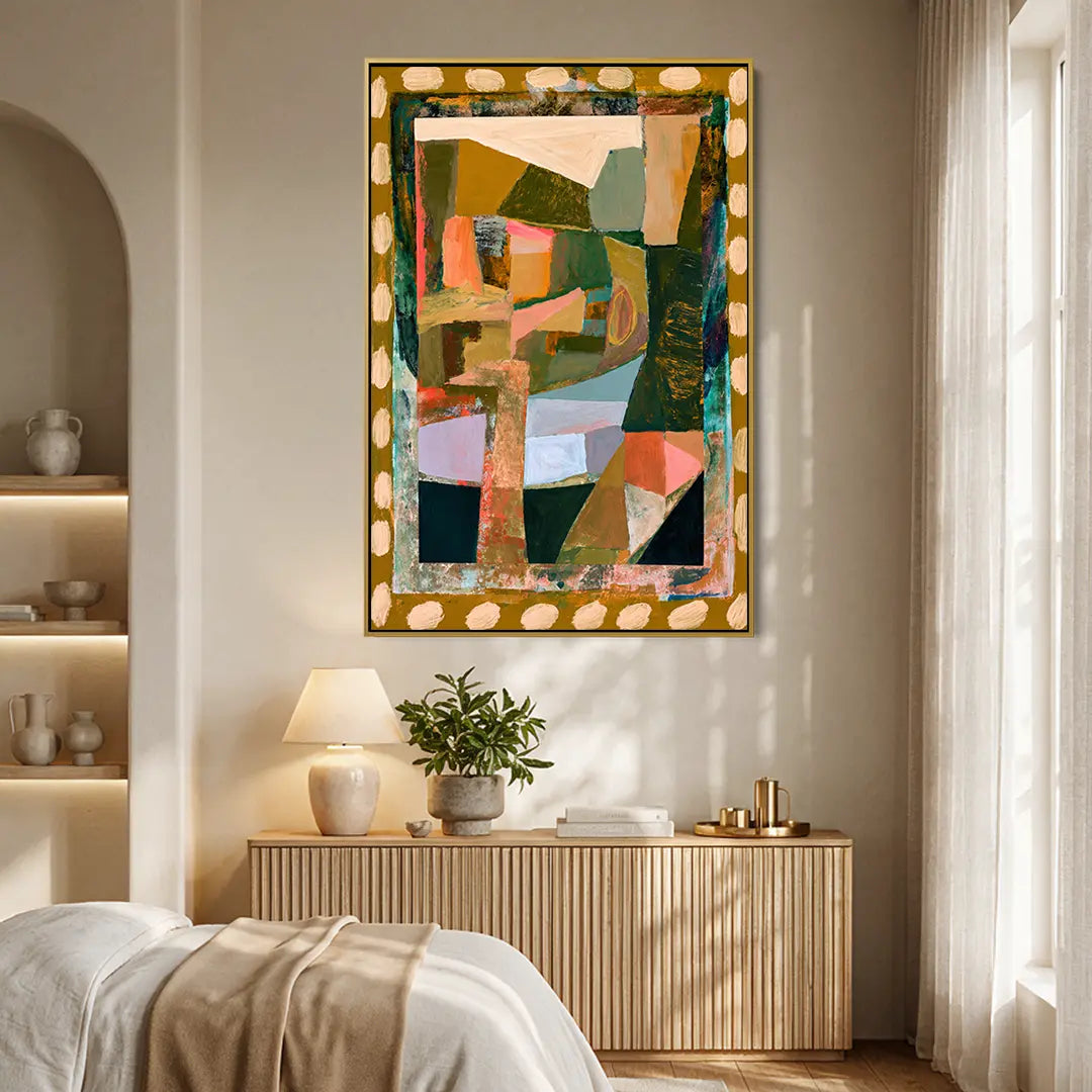 Collage in Ochre #UA-2516