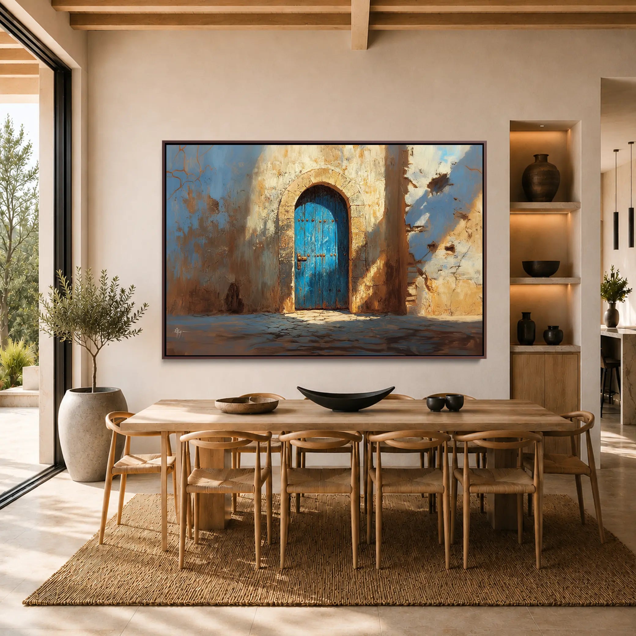 The Blue Desert Door #UA-H-1623