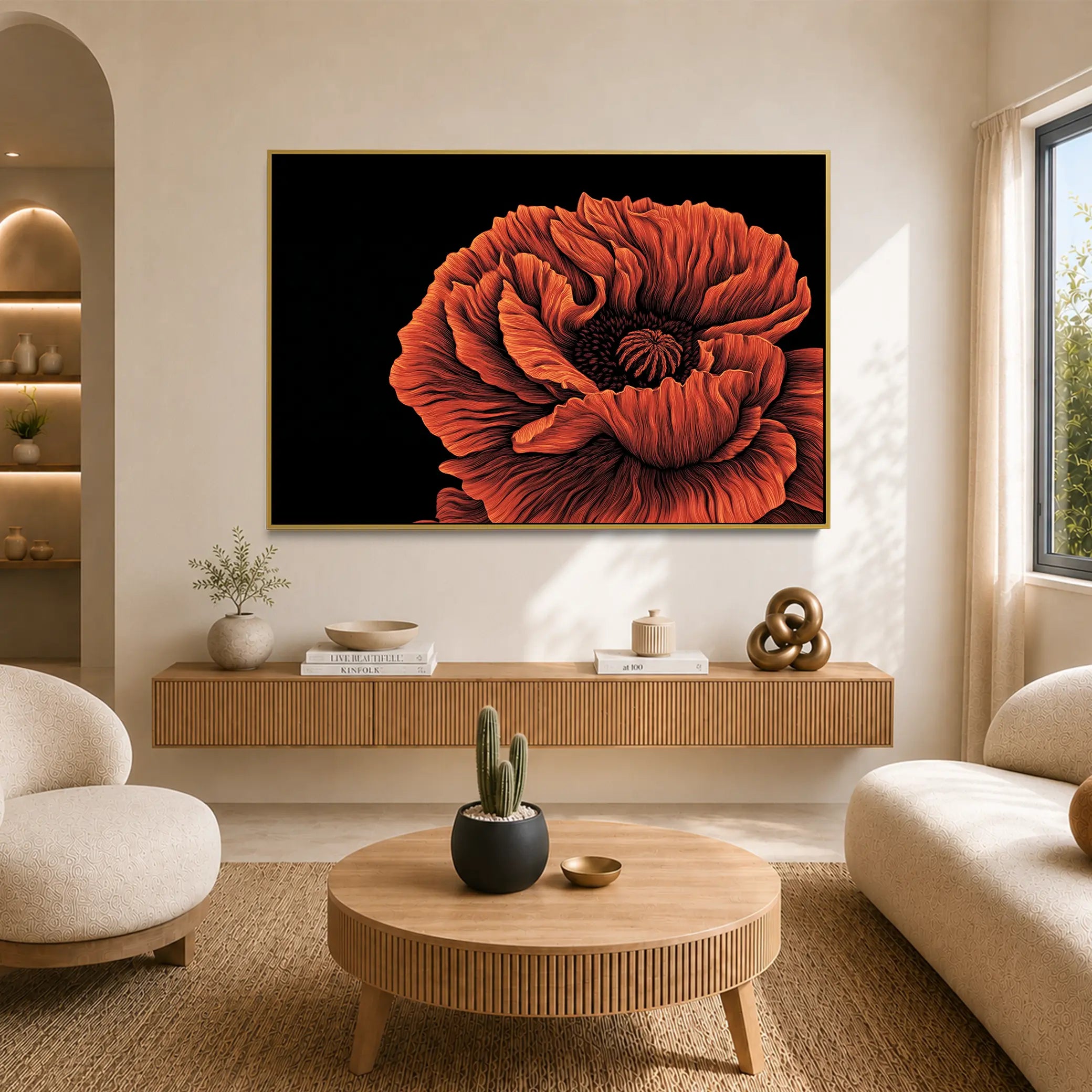 Crimson Bloom I #UA-H-1632