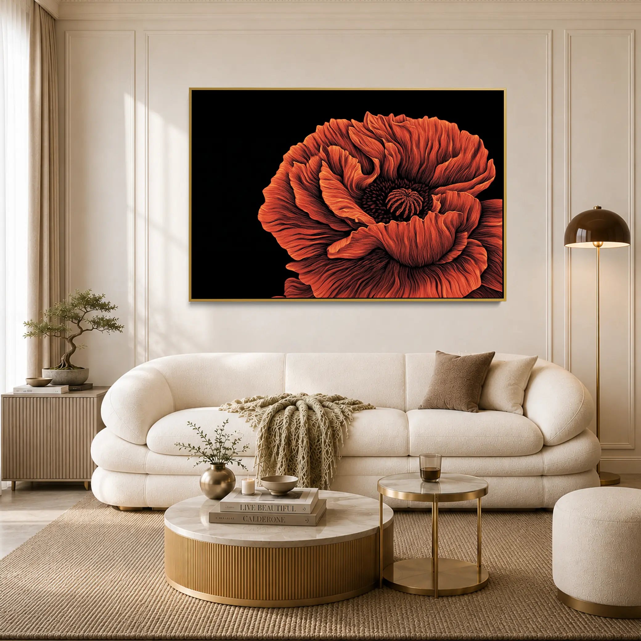 Crimson Bloom I #UA-H-1632