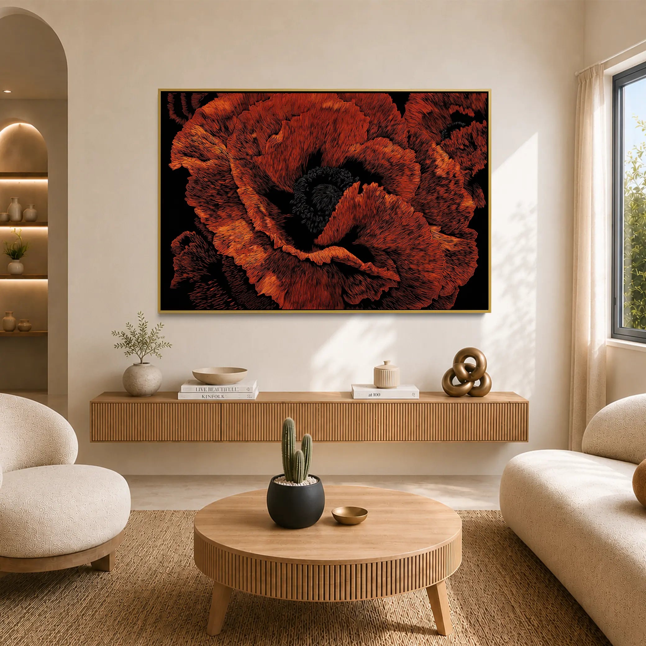 Crimson Bloom II #UA-H-1633