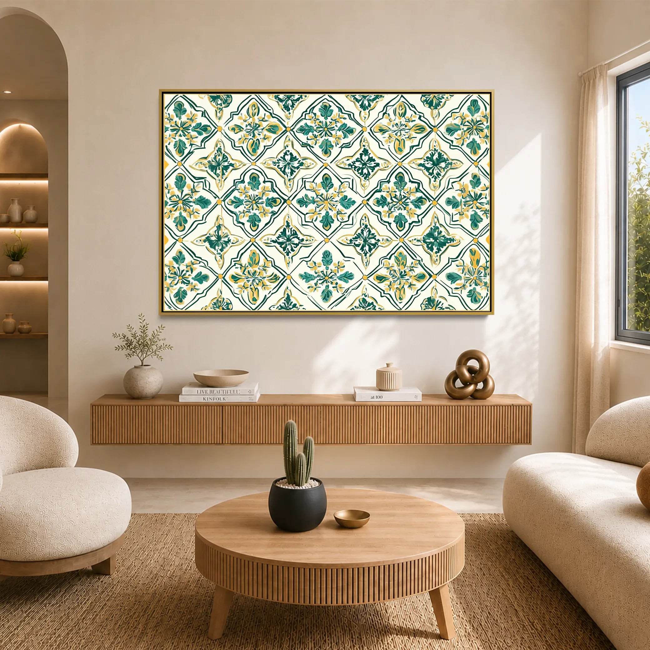 Emerald Mosaic Pattern #UA-H-1657