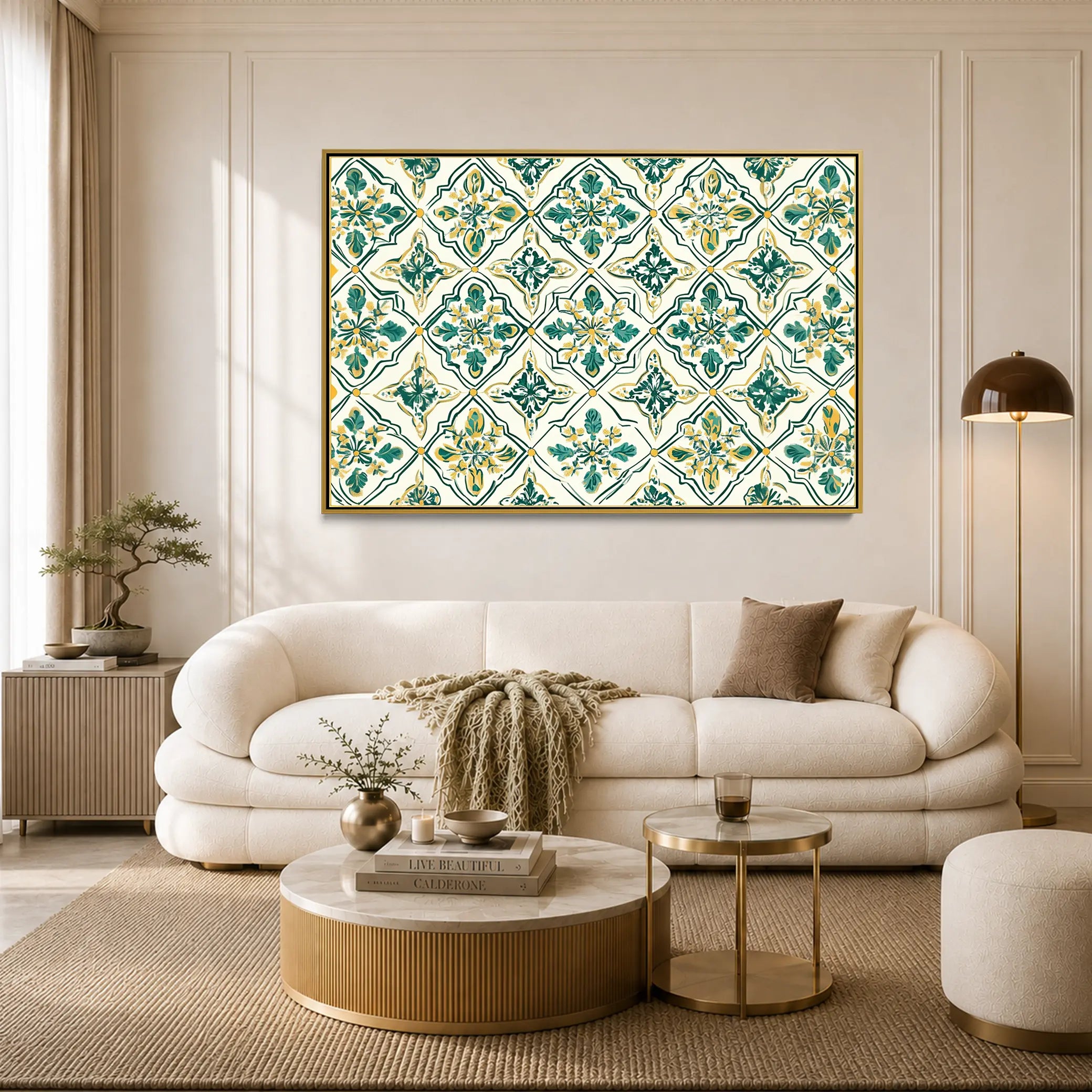 Emerald Mosaic Pattern #UA-H-1657