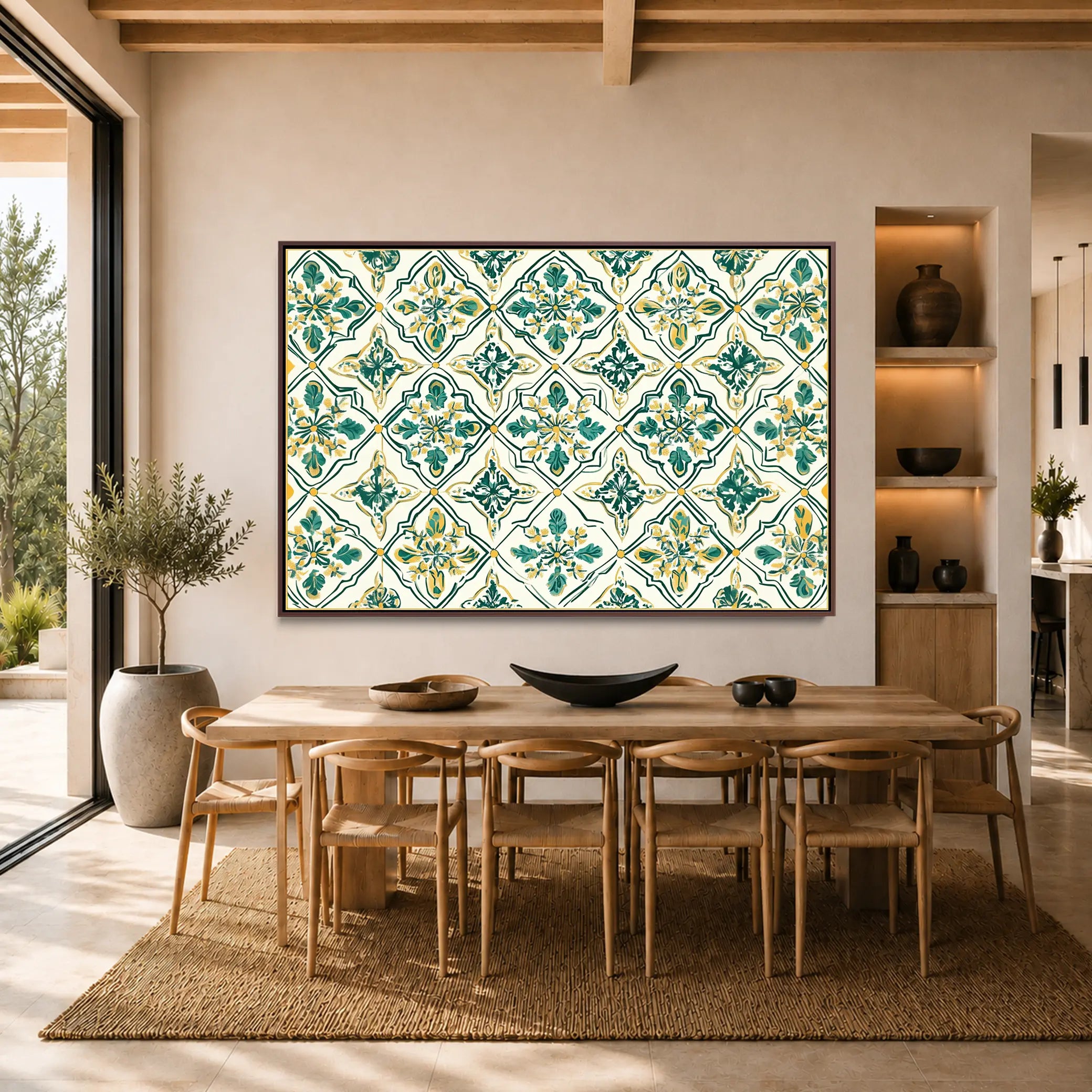Emerald Mosaic Pattern #UA-H-1657