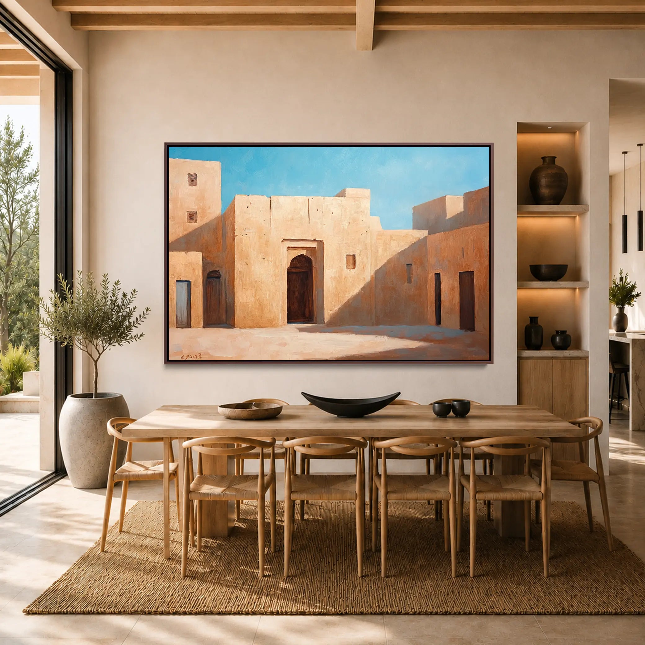 Sunlit Courtyard #UA-H-1666