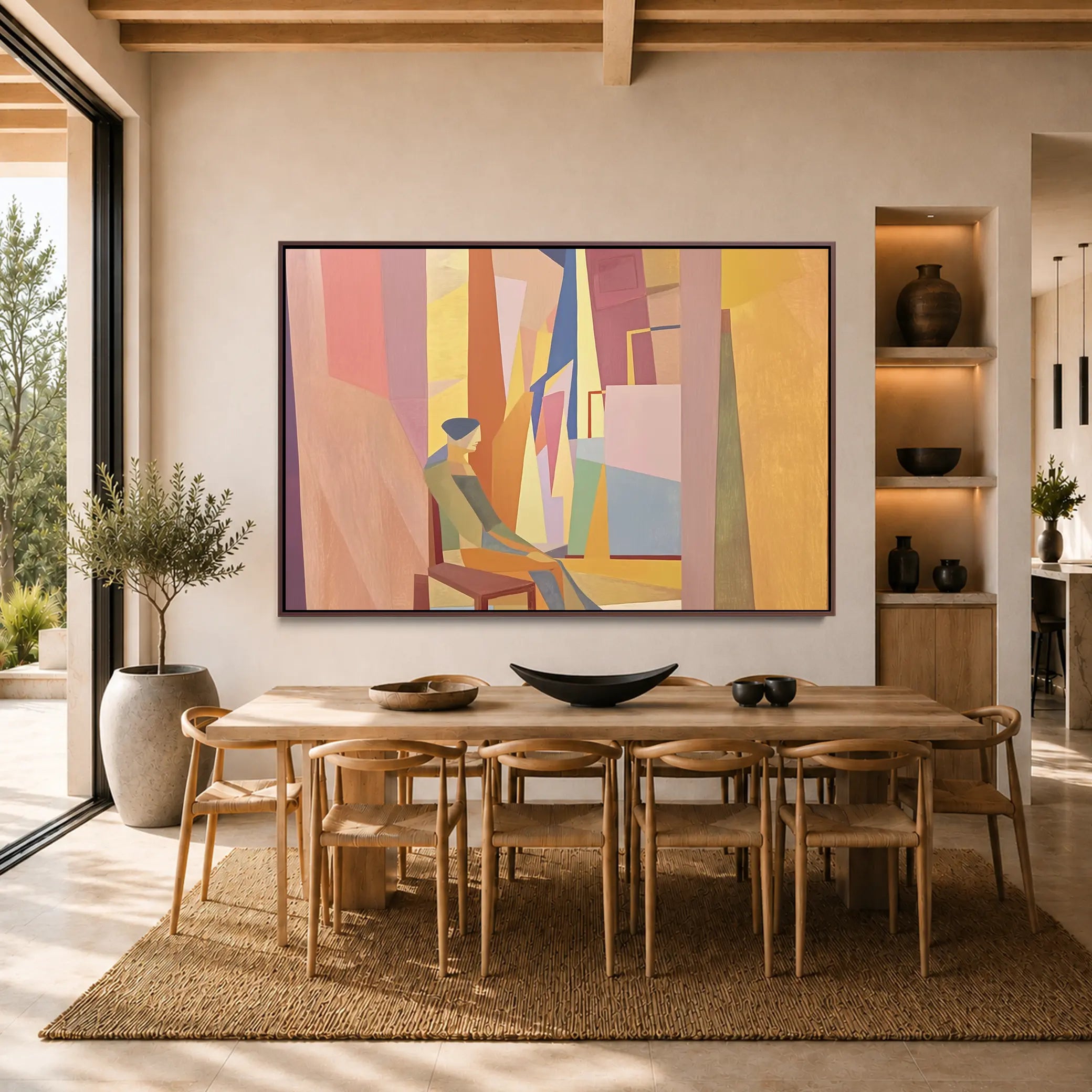 Cubist Courtyard #UA-H-1734