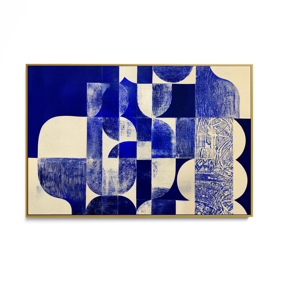 Blue Geometry #UA-H-1816