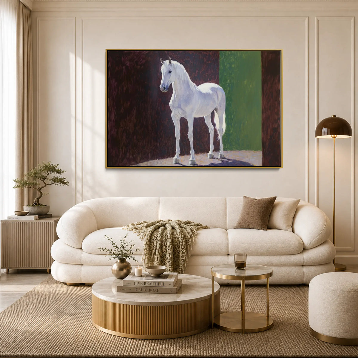 White Andalusian #UA-H-1915