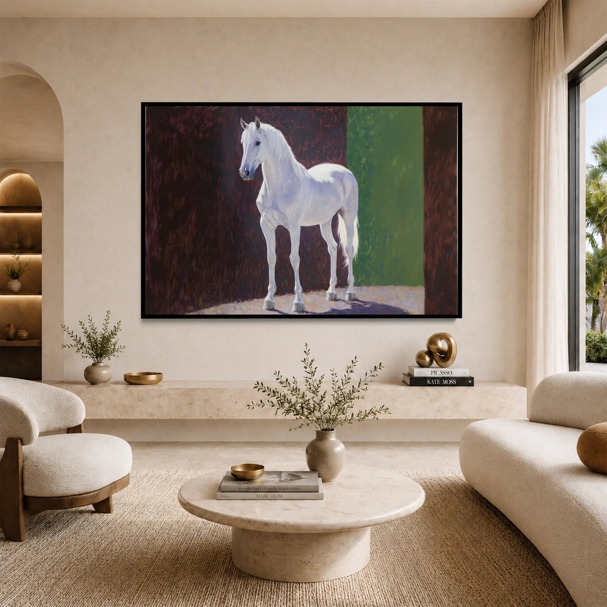 White Andalusian #UA-H-1915