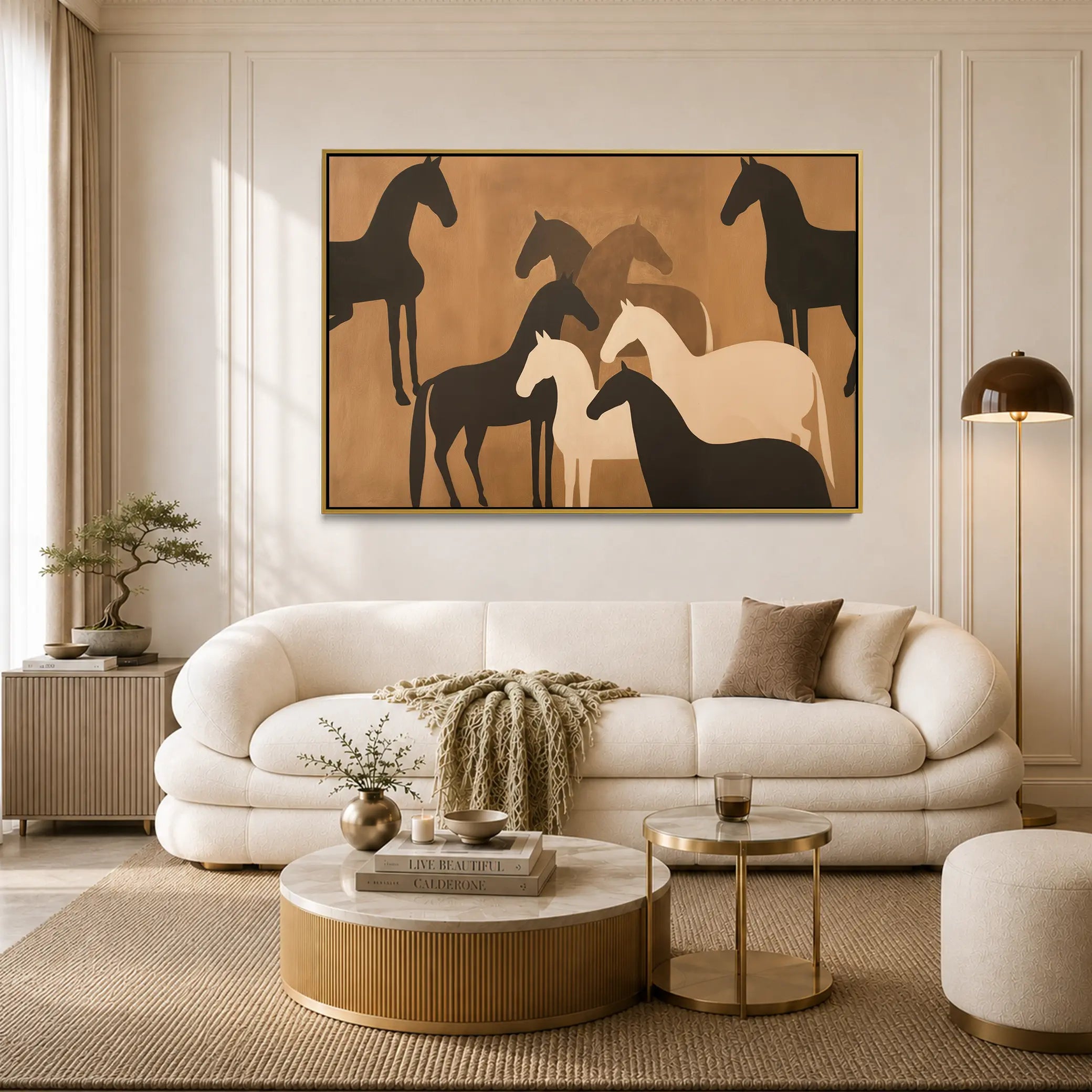 Ochre Silhouettes #UA-H-1938