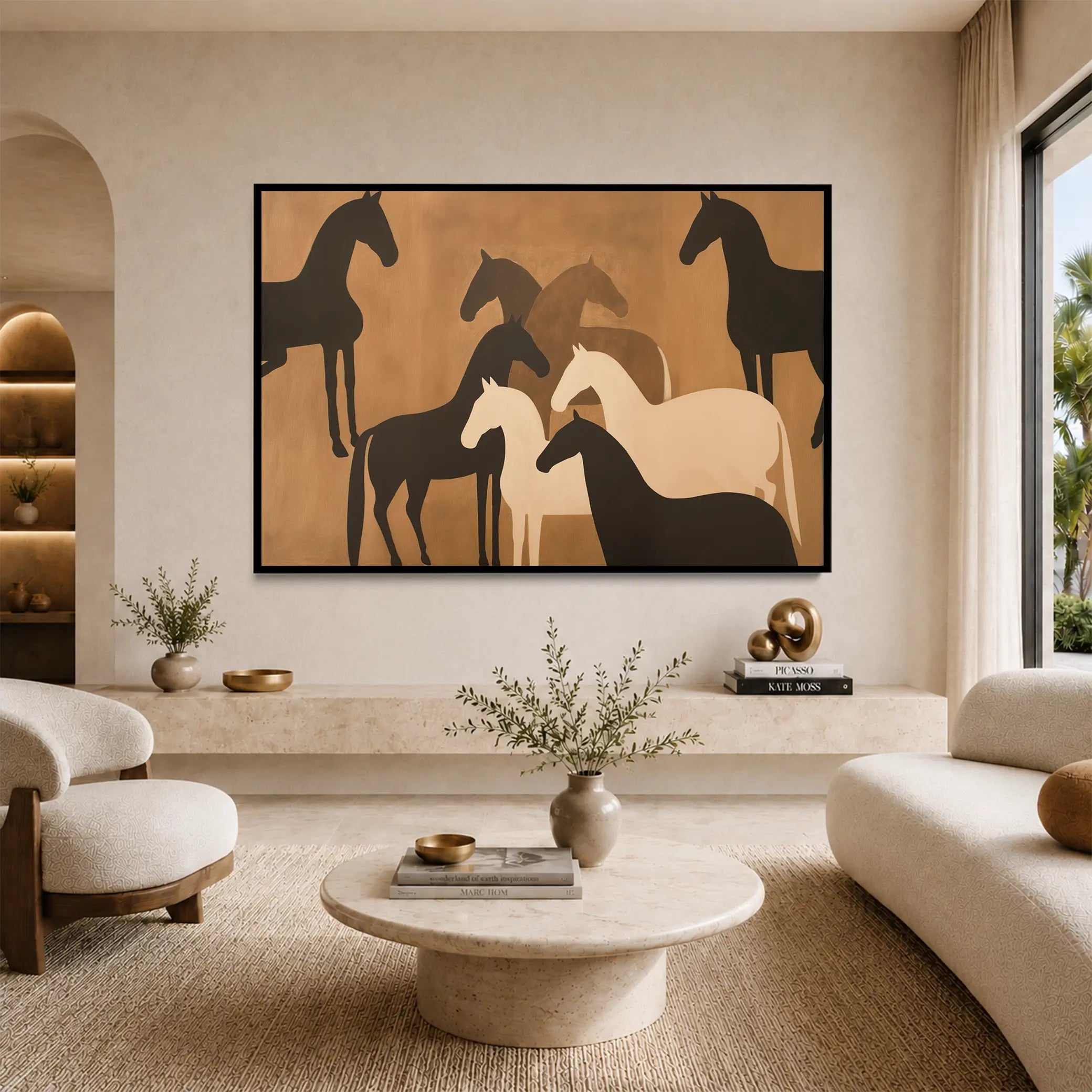 Ochre Silhouettes #UA-H-1938