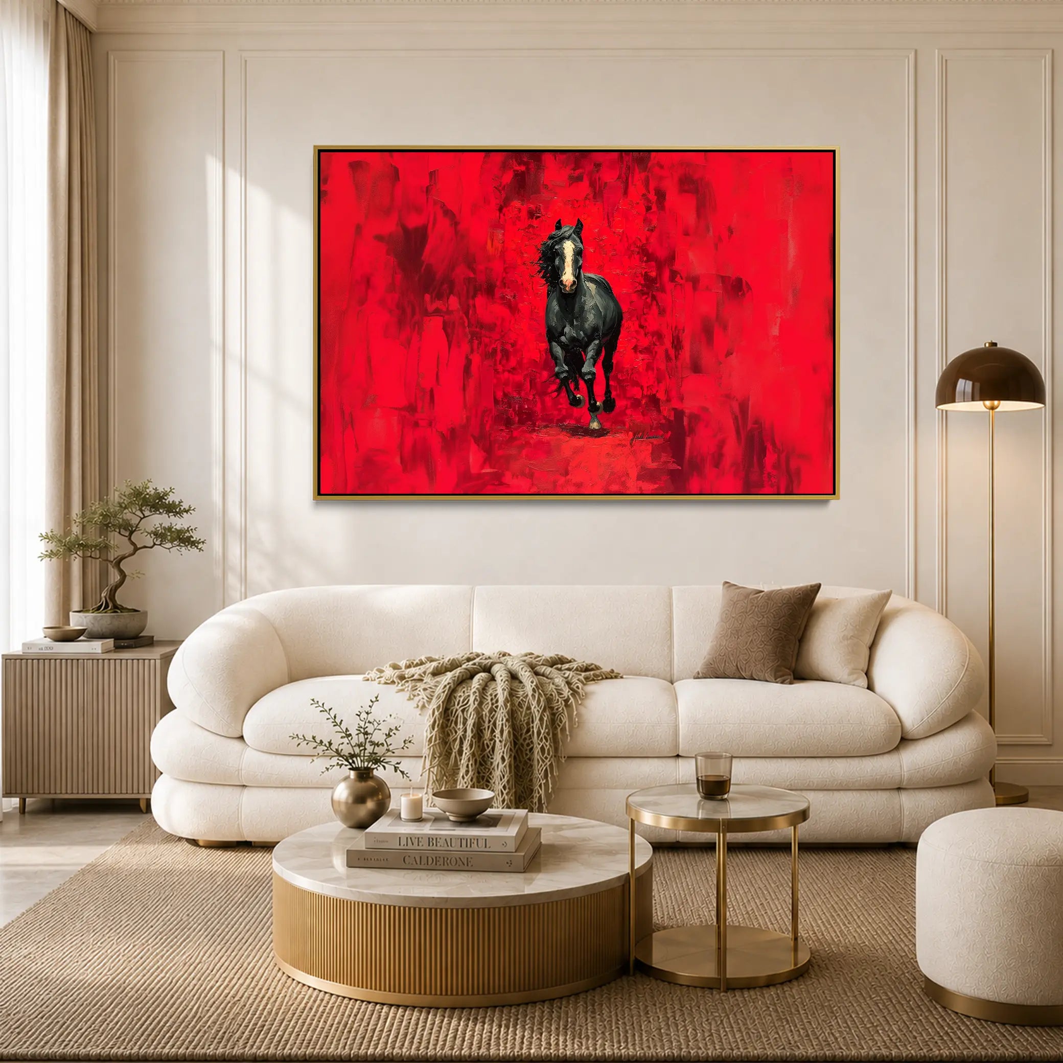 Black on Red #UA-H-1965